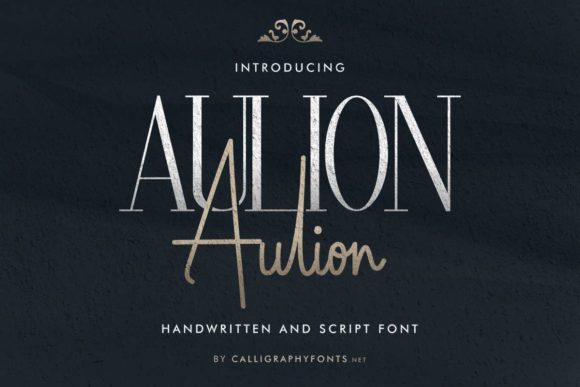 Aulion: A Dual-Personality Typeface for Modern Brand Identity