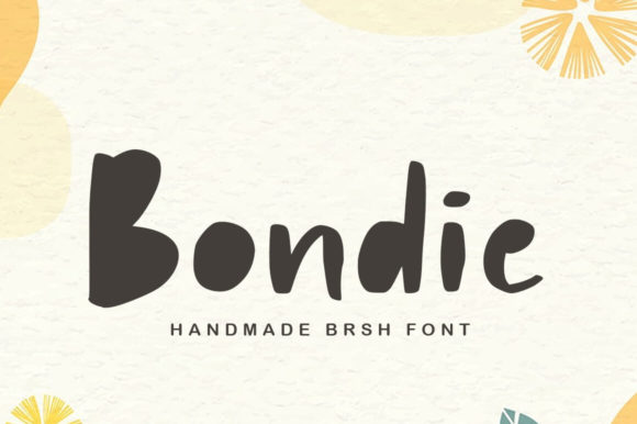 Bondie: The Playful Handwritten Font for Authentic Small Business Branding