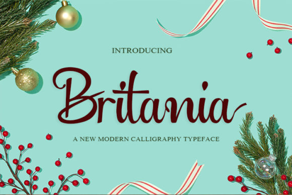 Britania: The Elegant Handwritten Font for Crafters and Sellers
