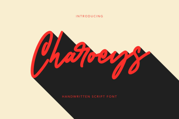 Charoeys: The Elegant Handwritten Typeface for Modern Branding