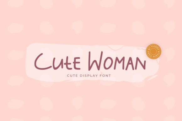 Cute Woman: The Handwritten Typeface That Elevates Small Business Branding