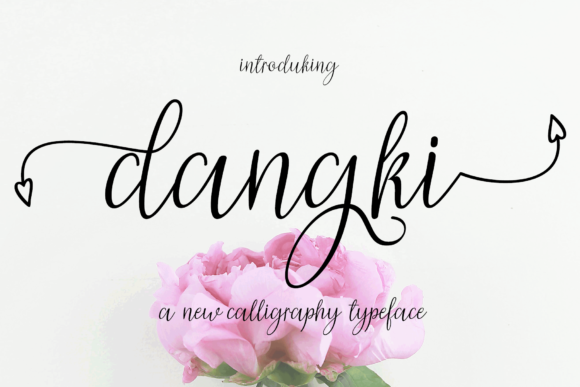 Dangki: A Handwritten Font for Elegant Web Design