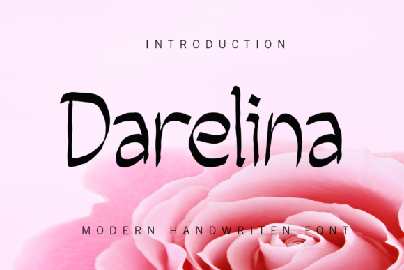 Darelina: A Handwritten Typeface for Editorial Design