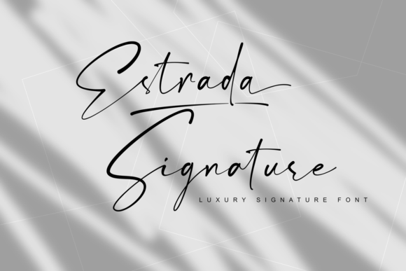 Estrada Signature Review: A Luxurious Handwritten Font for Premium Branding