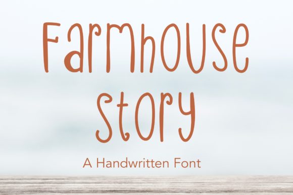 Farmhouse Story: A Handwritten Typeface for Warm Brand Identity