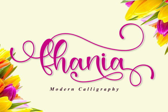 Fhania Typeface Review: Elevating Social Campaigns with Elegant Script Design
