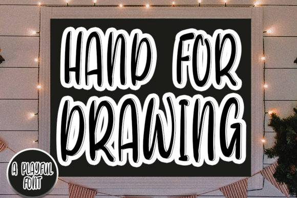 Hand for Drawing: A Bold Handwritten Font for Crafters and Sellers