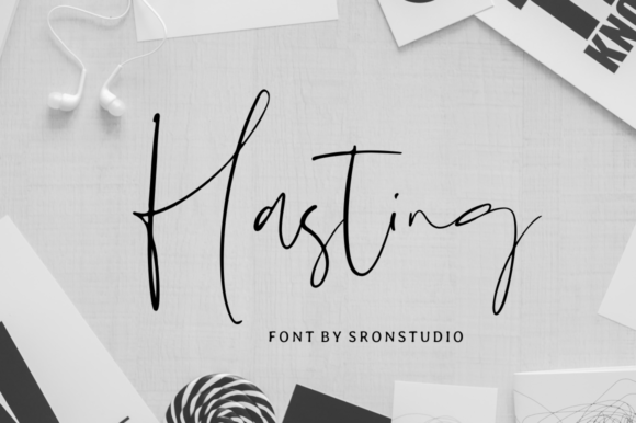 Hasting: The Handwritten Typeface That Brings Craft Projects to Life