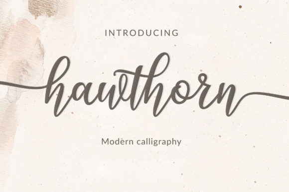 Hawthorn: A Script Font to Elevate Your Small Business Brand Identity