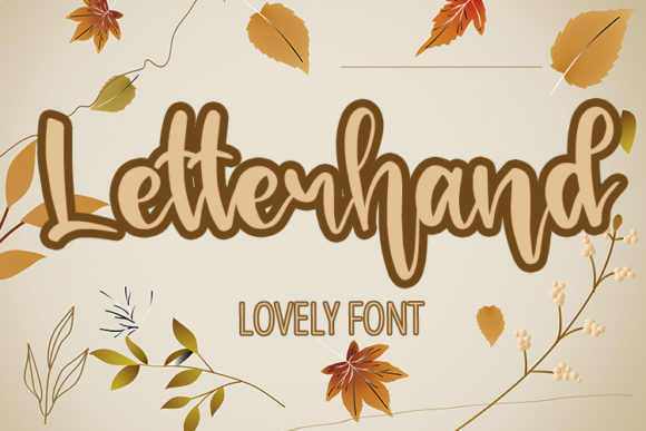 Letterhand: A Soft Script Typeface for Editorial Design