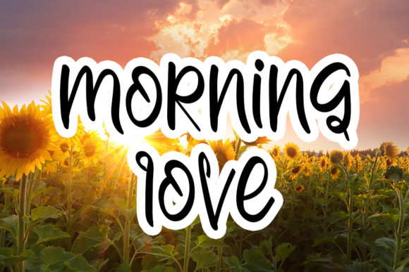 Morning Love: A Handwritten Font for Joyful Web Design