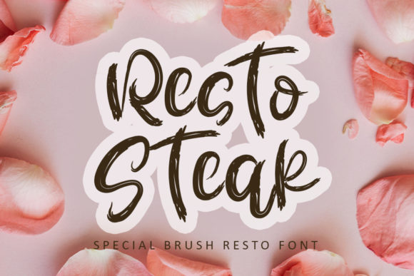 Resto Steak Typeface Review: A Brush-Pen Script for Modern Brands