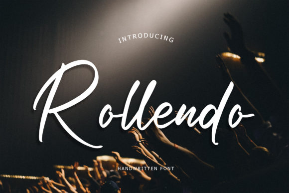 Rollendo Typeface: A Designer’s Take on Elegant Handwritten Branding