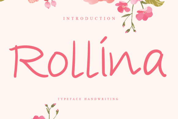Rollina: A Modern Handwritten Typeface for Editorial Design