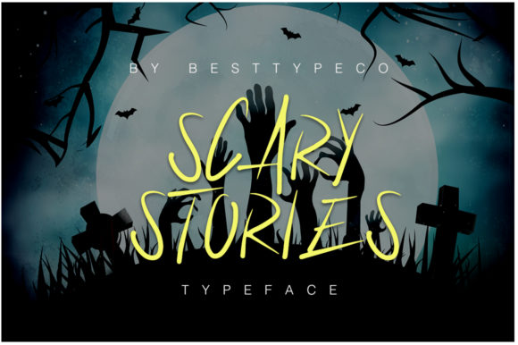 Scary Stories Typeface: Elevate Seasonal Campaigns with Handwritten Horror