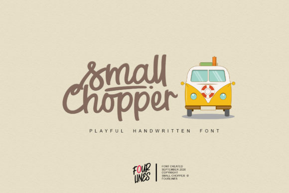 Small Chopper: A Playful Handwritten Font for Modern Brand Identity