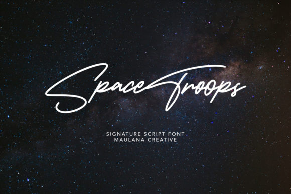 Space Troops Typeface Review: Handwritten Elegance for Makers