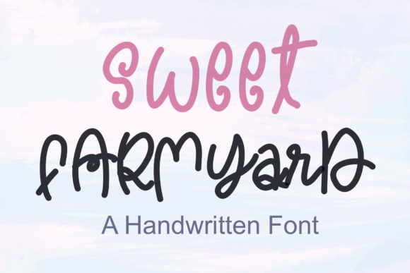 Sweet Farmyard: The Handwritten Typeface That Makes Campaigns Stand Out