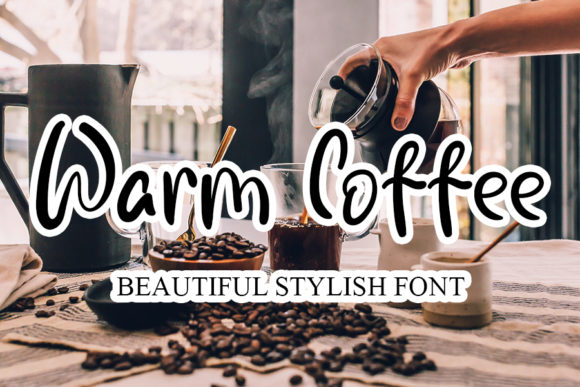 Warm Coffee Typeface: A Handwritten Font for Authentic Brand Identity